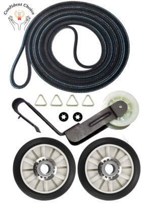 Maytag MGDC215EW2 Dryer Rollers Belt Pulley Kit