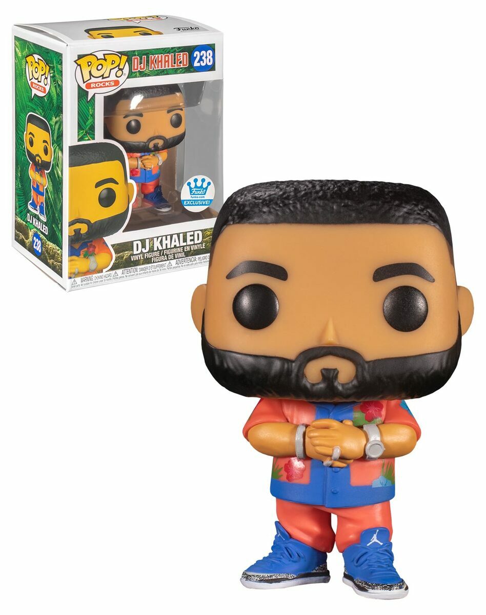 Funko Pop! Rocks Dj Khaled #238 Dj Khaled (Orange Outfit) - Limited Funko Shop E