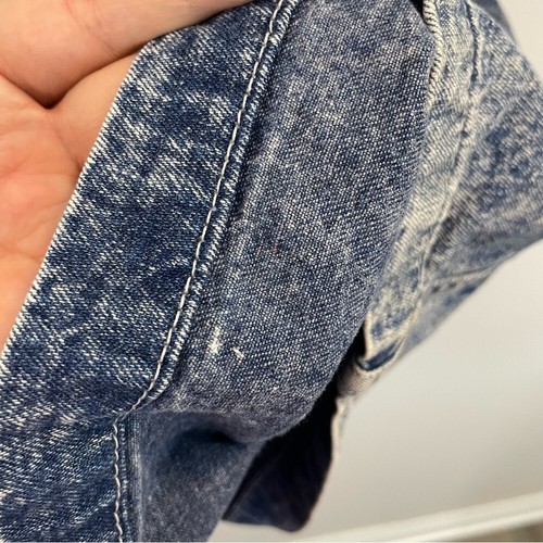 Vintage Oshkosh Acid Wash Overall Dress Girls Sz 10 Blue Jean Made in USA Cute! - Picture 11 of 13