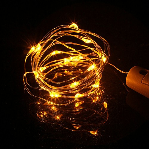 1M 2M 3M Fairy Light Battery Operated LED Copper Wire Christmas String Lights ss - Picture 14 of 21