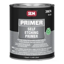 SEM 39674 Black Self Etching Auto Body Primer (1 Quart)