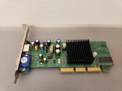 Vintage Jaton GeForce 3DF MX4000 64 64MB AGP Graphics Video Card Board Tested