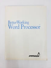 Vintage Better Working Word Processor IBM PC Software Manual - Spinnaker