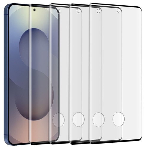 4-Pack For Samsung S25 Plus S25 Ultra 5G Clear Screen Protector Tempered Glass - Picture 20 of 30
