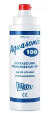 (12 Bottles) 01-08 Parker AQUASONIC 100 Ultrasound Transmission Gel 8.5oz 250mL