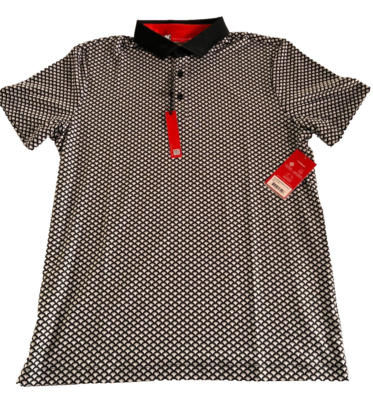 Redvanly Randolph Polo Color Tuxedo Size Large New With Tag