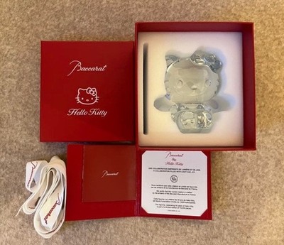 Baccrat Hello Kitty Sanrio Kristall Figur 50th Anniversary Glas 15000 Limitiert