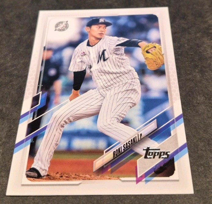 2021 Topps NPB Nippon Professional Baseball Roki Sasaki, #112, RC