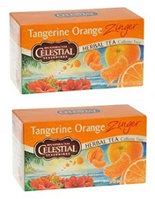 Celestial Seasonings Tea Tangerine Orange Zinger 2 Pack