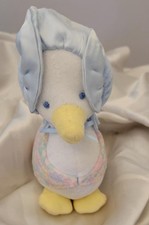 Vintage Eden Plush 5" Beatrix Potter Baby Jemima Puddleduck Embroidered Eyes