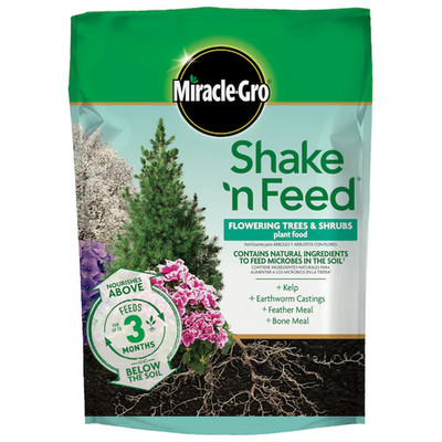 Miracle-Gro Shake 'n Feed Flowering Tree & Shrub Food 8-lb 18-6-12 Plant Fertili