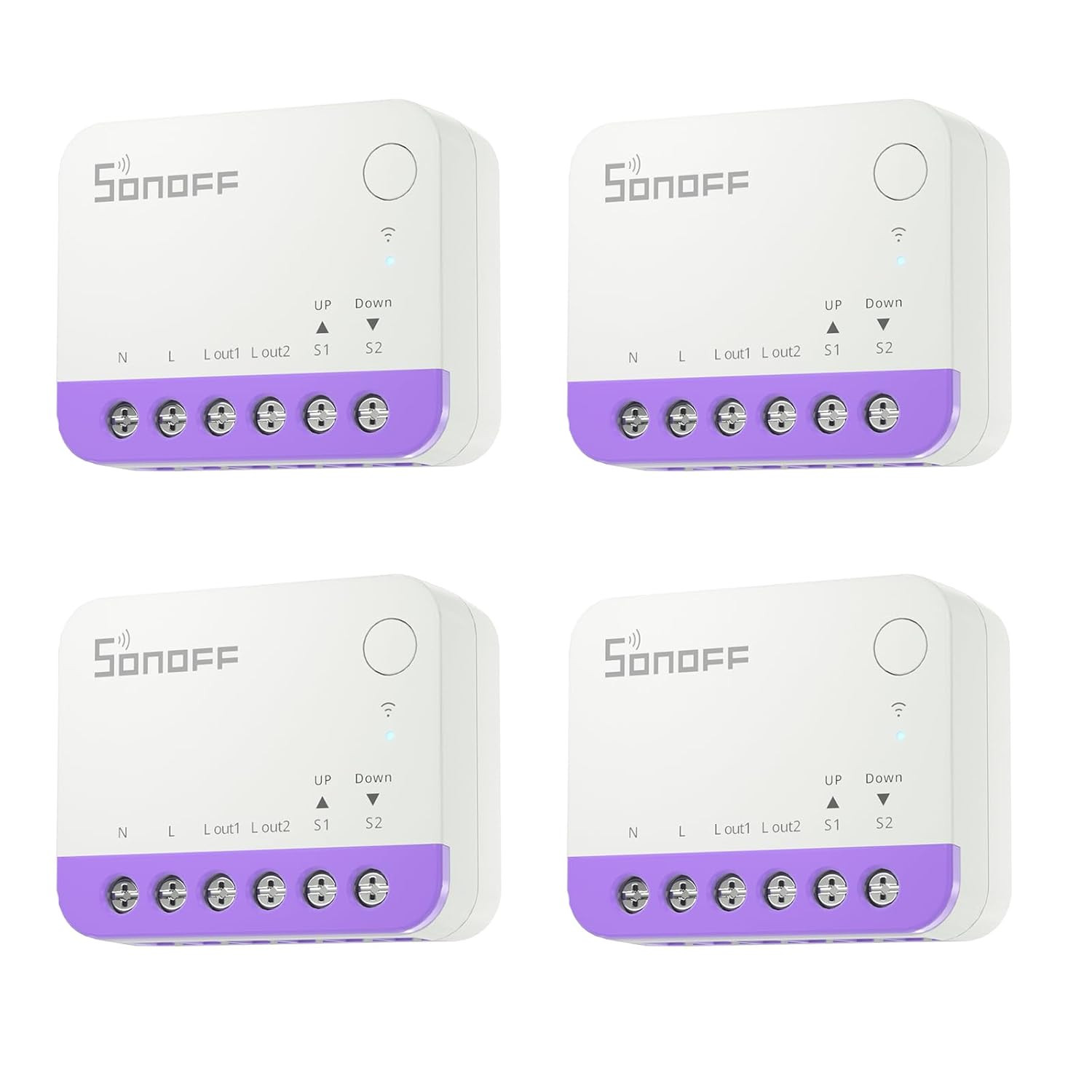 Matter Interruttore Tapparelle Intelligente MINI-RBS, Wi-Fi 2,4Ghz, Dim. Ridotte