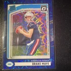 2024 Donruss - Rated Rookie Drake Maye #379 Optic Preview Blue Scope Prizm (RC)