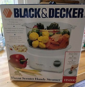 Black & Decker Flavor Scenter Handy Steamer HS800 Food/Rice Cooker New In Box