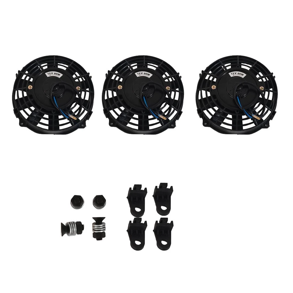 MT Radiator+FAN For TVR 2500M 2.5L 1972-1977; TVR 3000M 3.0L 1972-1974 Aluminum - Image 2 of 4