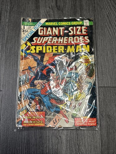 Marvel Comics Giant-Size Super-Heroes #1 Spider-Man June 1974 - Picture 1 of 2