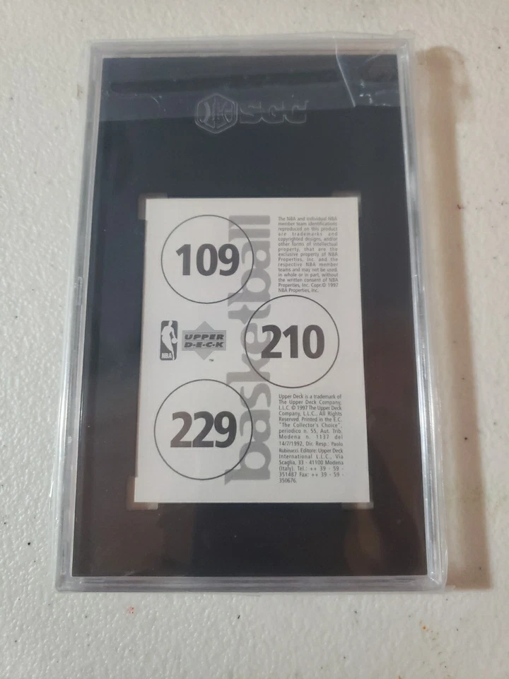 Pegatinas europeas 1997-98 Mitch Richmond Michael Jordan Lindsey Hunter Sgc 9 Salón de la fama Foto 2 de 2