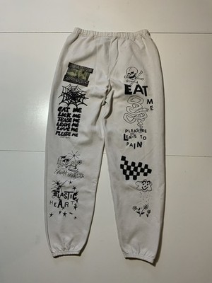Miley Cyrus Plastic Hearts Eat Me Sketch Graffiti Art Merch Jogger Sweatpants 