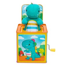 Schylling: Baby Dino Jack In The Box, Musical Toy, Toddlers Kids