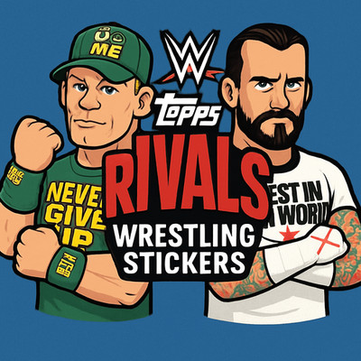 WWE WWF Raw Topps Rivals 2009 Wrestling Sticker für Album Cena Punk - Pick One