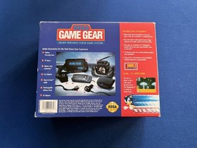 Sega Game Gear Console Sonic the Hedgehog 2 BUNDLE CIB Complete + BOX Protector