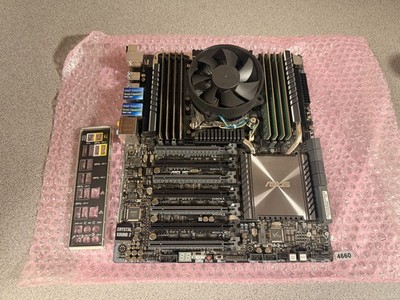 ASUS X99-E WS Mainboard + i7-5820K + 64GB Ram