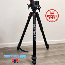 BOG DeathGrip Aluminum Tripod Black 7"-59" Adjustable 360 Pan Shooting Rest 109