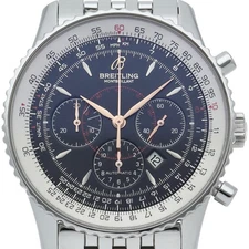 BREITLING Montbrillant Chronograph 38 A41370/A417B75NP Stainless Steel mensW...