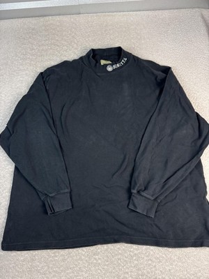 Beretta Shirt Mens 3XL Black Mock Neck Long Sleeve Logo Hunting Outdoor Tee