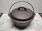 Vintage Wagner/Griswold Cast Iron Dutch Oven & Lid #8. 1288. 5 Quart