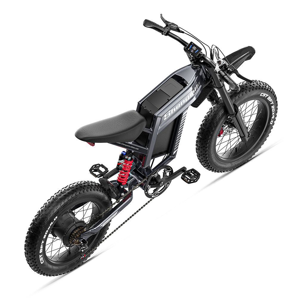 Shengmilo S900 20" E-Mountain Bike 30AH 1500W Full Suspension 65km/h ebike