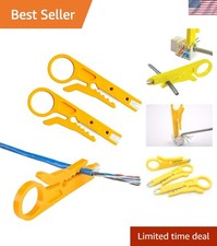 Compact Cable Stripper Set for Efficient RJ45, Computer UTP Maintenance - 3 PCS