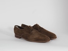 Edward Green Earth Green Suede Derby Custom Made Dress Size 11US/10UK