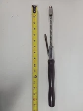 Vtg Stanley YANKEE NO Sprial Ratcheting Screwdriver Reversable w/ 1 FLATHEAD bit