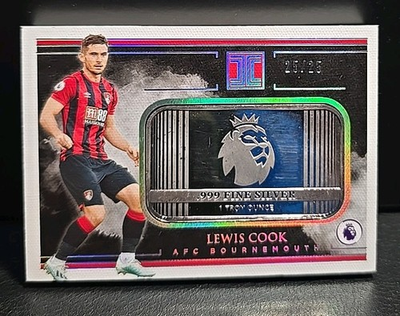 #ad #ad 2019 20 Panini Prizm Premier League Lewis Cook 25 One Troy Ounce Fine Silver $125.00