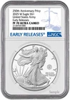 2025-W (PF70) Proof American Silver Eagle  ~U.S. Army Privy~ $1 NGC ER