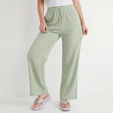 Sommerhose Wide Leg Damen Schlupfhose 36 38 4...
