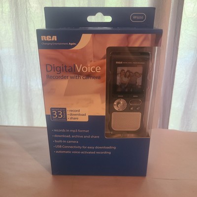RCA Digital 128 MB Built in Flash Memory Voice Recorder RP5050A