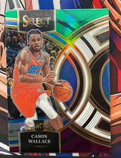 2023-24 Panini Select #103 Cason Wallace Tri-Color Prizm Rookie RC