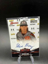 2016 Bowman Under Armour Shane Baz Auto #/199 RC ROOKIE SP TAMPA BAY RAYS #UAA-1