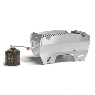 Skotti Grill 2.0 inkl Tasche,Gasgrill,Camping,Outdoor, Fettauffangschale, MJ2023
