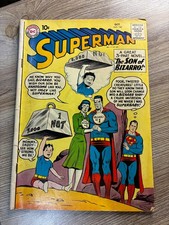 Superman #140 Nice Bizarro Cover Silver Age Superhero Vintage DC Comic 1960