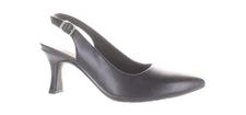 Clarks Womens Kataleyna Step Black Slingbacks Size 7.5 (7823623)