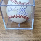 Carlton Fisk Original MLB Autographed Baseball HOF 2000 in Display Case