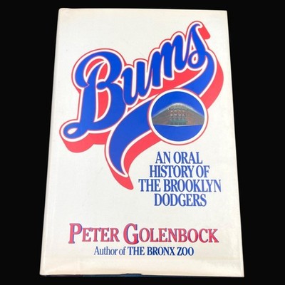 BUMS An Oral History of the Brooklyn Dodgers Peter Golenbock Vtg 1984 1st Ed HC