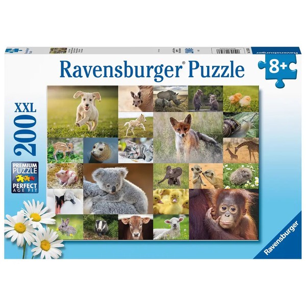 Ravensburger Kinderpuzzle - 13353 SüßE Tierbabys - 200 Teile Puzzle FüR Kinder A-image
