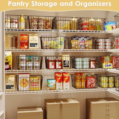 X-cosra Metal Wire Baskets for Pantry Organizat and Stora Freezer - Picture 4 of 23