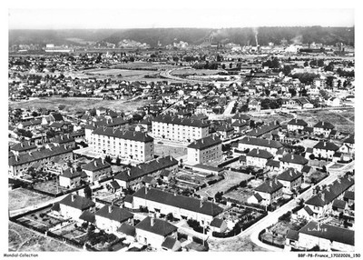 BBFP8-0730-76 - By plane over GRAND-QUEVILLY - Cités des heruyères -