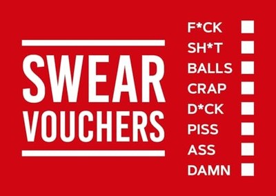 Swear Vouchers: The Filthy Way to Say What You Really Think by Summersdale Publ