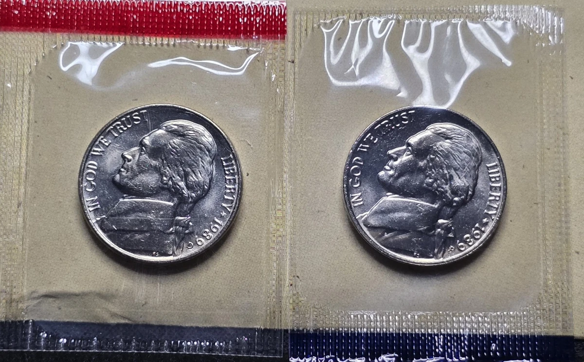 アメリカ1989-D ジェファーソン ニッケル 1989-D Nickels Worth Money: How Much Is It Worth and Why, Errors